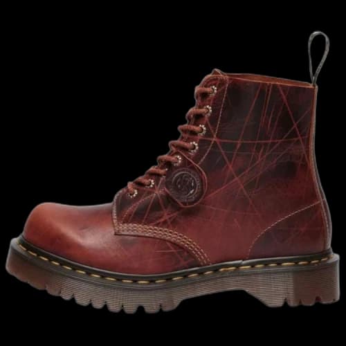 Dr.Martens 1460 PASCAL Leather Combat Boots Unisex Caramel Brown