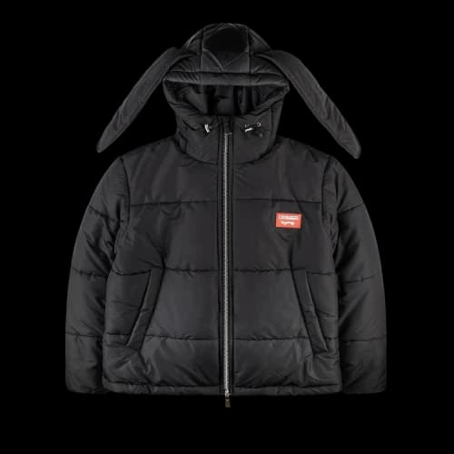 Charles Jeffrey Loverboy Bunny Puffer Jacket 'Black'