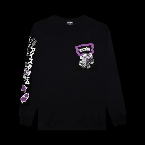Icecream Nation Long-Sleeve Knit 'Black'