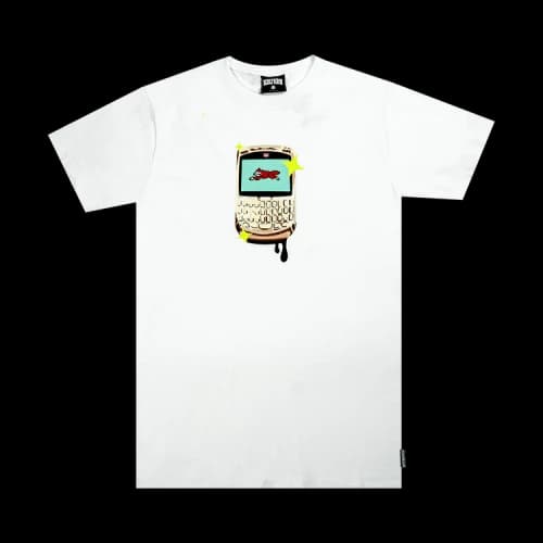 Icecream Gold Blackberry Tee 'White'