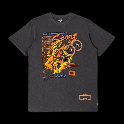 Icecream Aspen Knit Short-Sleeve Tee 'Grey'