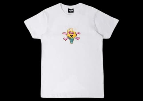 Icecream Ice Cream Cookie Tee White
