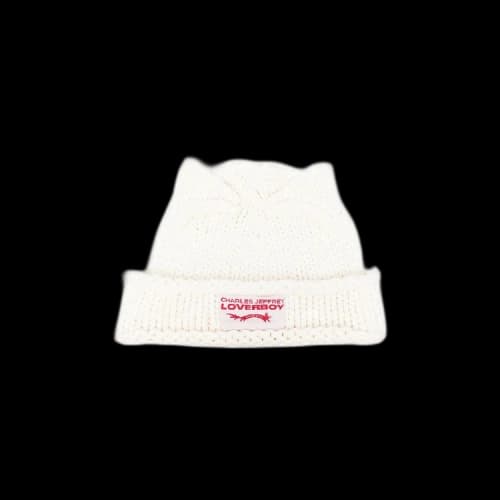 Charles Jeffrey Loverboy Supa Massive Ears Beanie 'Ecru'