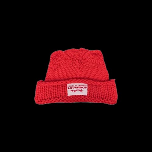 Charles Jeffrey Loverboy Supa Massive Ears Beanie 'Red'