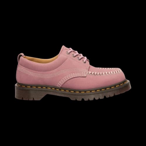 Dr. Martens Lowell Nubuck Moc Toe Shoes Dusty Rose Pink