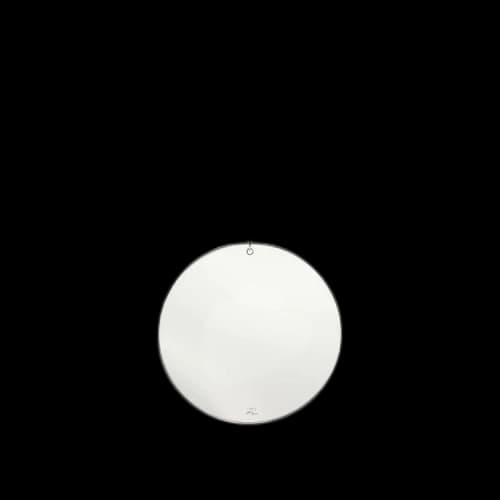 Courrèges Holistic Circle Lacquered Necklace 'Silver'