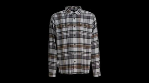 Patagonia Fjord Flannel Shirt Grey