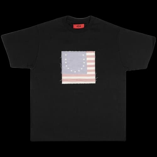 424 Short-Sleeve Flag T-Shirt 'Black'