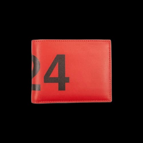 424 Leather Logo Wallet 'Red'