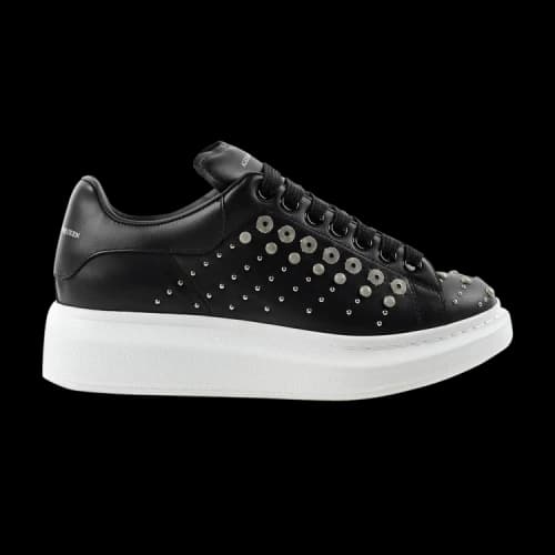 Alexander McQueen Oversized Sneaker 'Black Studded' (Women's)