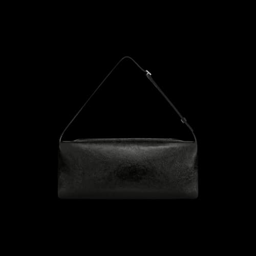 Courrèges Cuff Naplack Clutch 'Black'