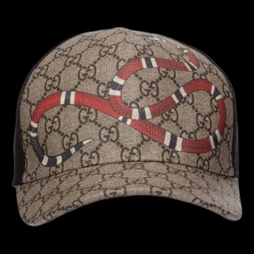 Gucci Kingsnake GG Baseball Hat 'Beige Brown'