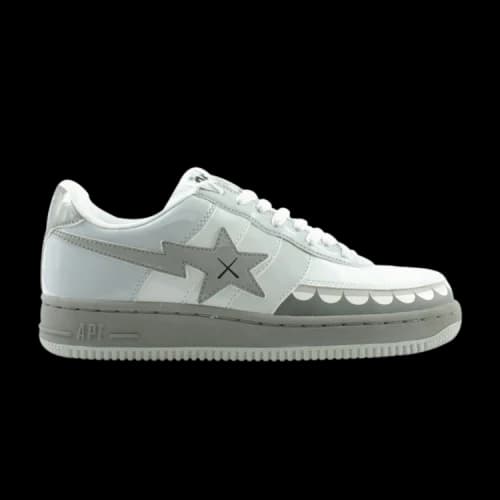 Kaws x Bapesta FS-029 Low 'Chompers - Grey'