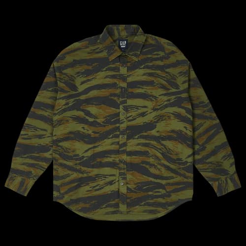 Palace x Gap Oxford Drop Shoulder 'Camo'