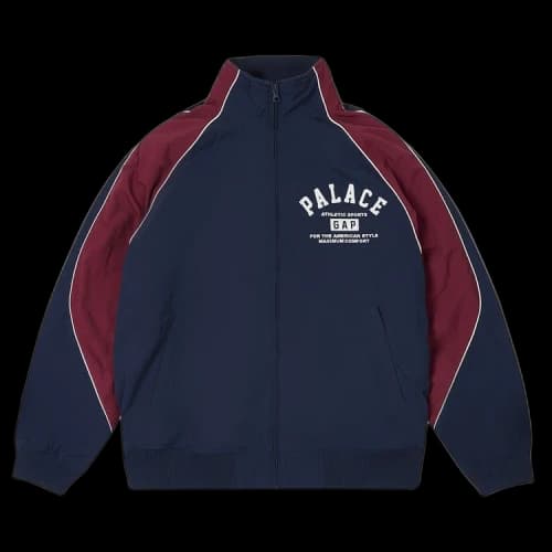 Palace x Gap Nylon Track Top 'Navy/Red'