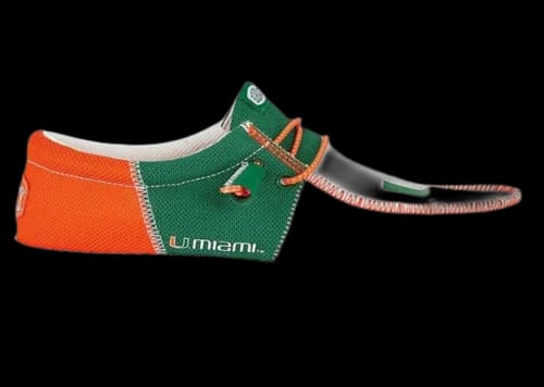 Hey Dude Wally Tri Miami Hurricanes Deep Green Orange