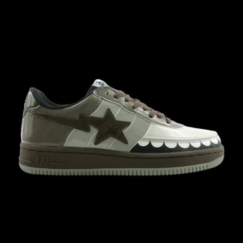 Kaws x Bapesta FS-029 Low 'Chompers - Brown'