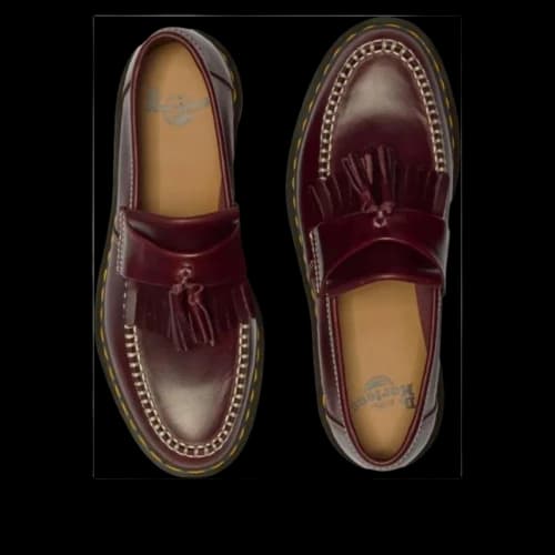 Dr. Martens Adrian Tassel Orleans Leather Loafers 'Cherry Red' (Women's)