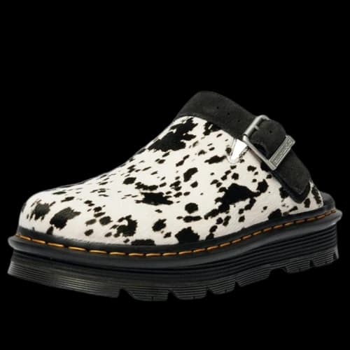 Dr. Martens Zebzag Mule 'Dalmatian'