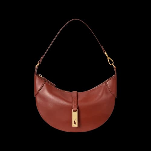 Polo Ralph Lauren Calfskin Small Shoulder Bag 'Red'