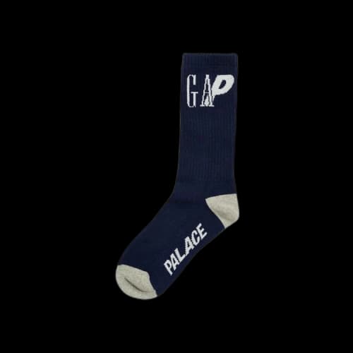 Palace x Gap Crew Sock 'Navy'