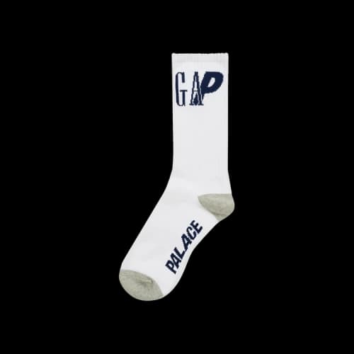 Palace x Gap Crew Sock 'White'