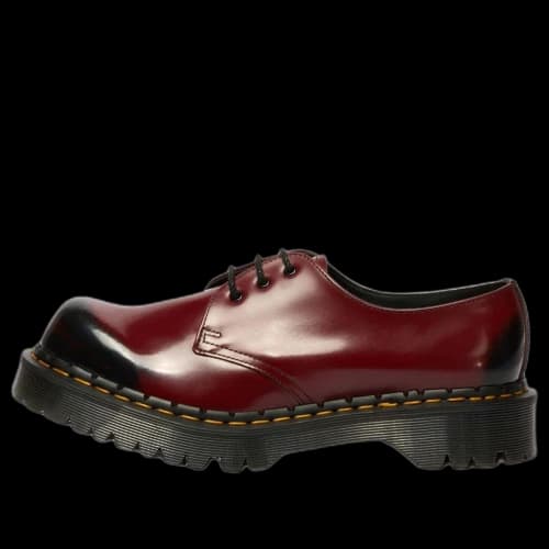 Dr. Martens 1461 Bex Rub Off Leather Shoes 'Cherry Red Black'