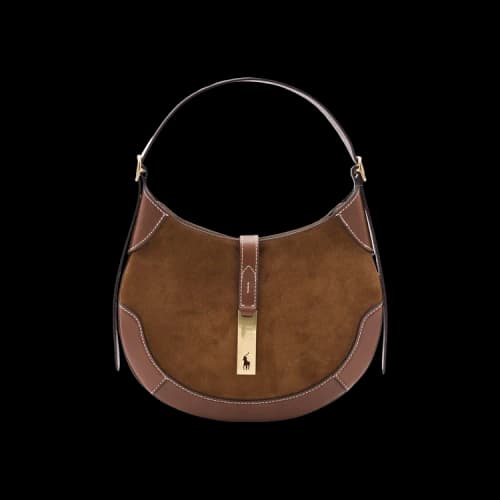 Polo Ralph Lauren Leather Shoulder Bag 'Clay'