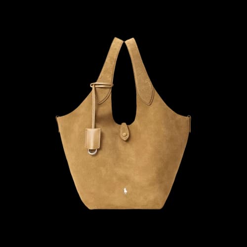 Polo Ralph Lauren Suede Play Tote Bag 'Brown'