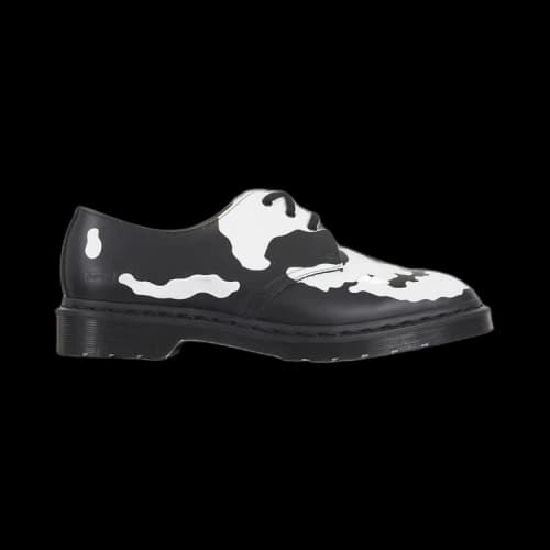 Dr. Martens 1461 3-Eye Shoe Supreme Skull Black White