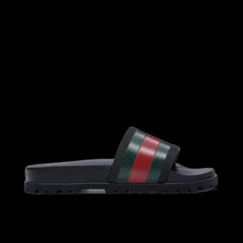 Gucci Web' Slide Sandals
