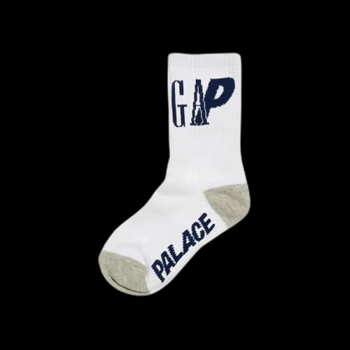 Palace x Gap Kids Socks 'White'