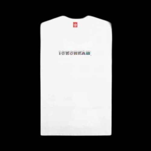Icecream Snowfall Short-Sleeve Tee 'White'