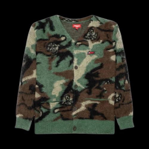 Icecream Blurry Long-Sleeve Cardigan 'Camo'