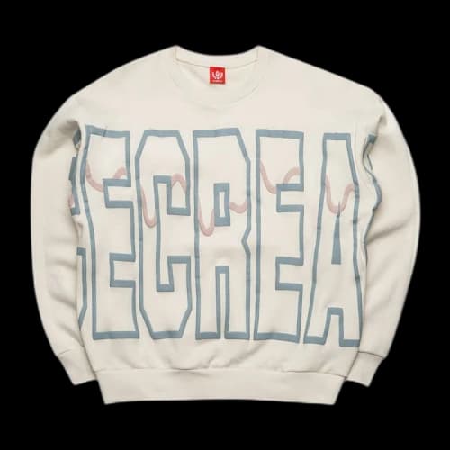 Icecream Pow Crewneck 'Whisper White'