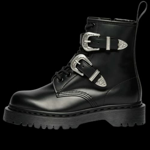 Dr. Martens 1460 Western Buckle 'Black Atlas' (Women's)