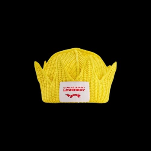 Charles Jeffrey Loverboy Chunky Crown Beanie 'Gold'