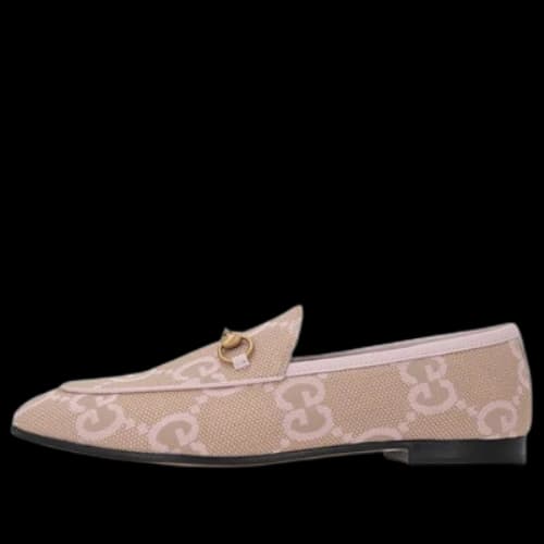 Gucci Jordaan Jumbo GG Loafers 'Pink' (Women's)