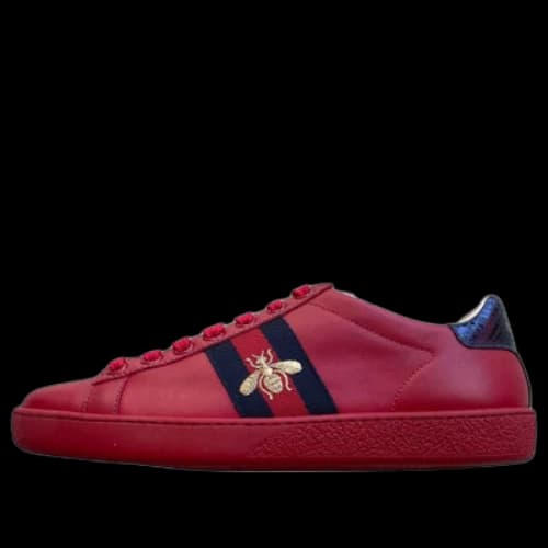 Gucci Ace Sneaker with Embroidered Bee 'Red Navy'