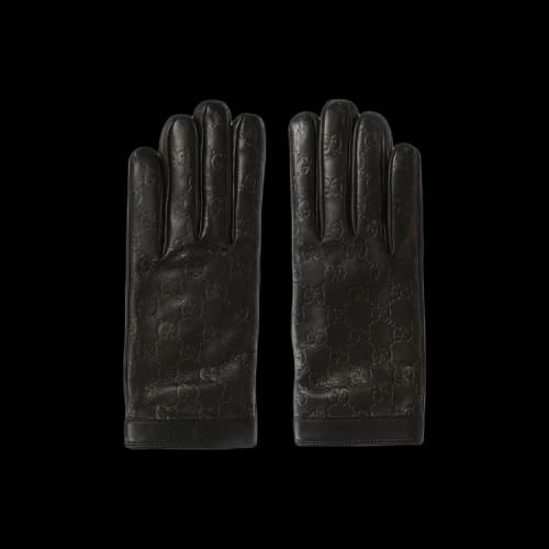 Gucci Signature Gloves 'Black'