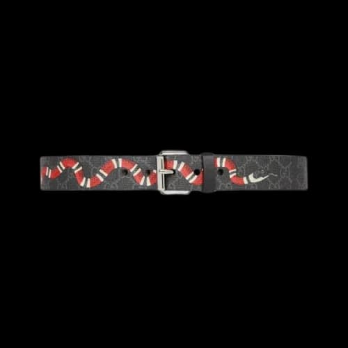 Gucci Supreme Kingsnake Belt 'Black'
