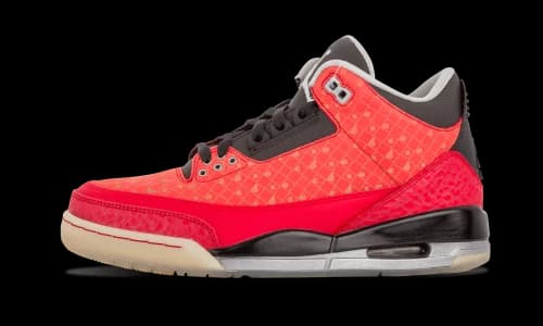 Air Jordan 3 Retro Doernbecher (2013) 'Red Goldsilver Black'