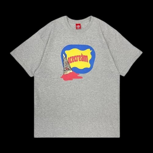 Icecream Cone Classic Short-Sleeve Tee 'Heather Grey'