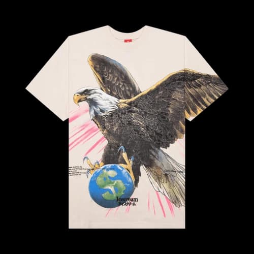 Icecream Fear Of A Rich Planet T-Shirt 'Antique White'