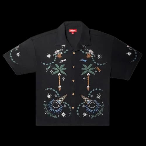 Icecream The Palms Short-Sleeve Shirt 'Black'