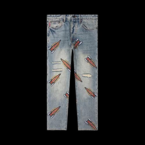 Icecream Strawberry Fit Blast Off Jeans 'Hot Fudge'