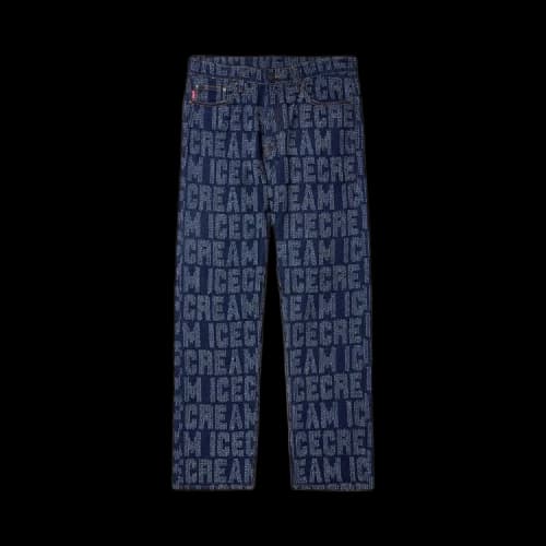 Icecream Sweet Tooth Strawberry Fit Jeans 'Blue Moon'