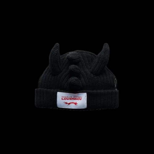 Charles Jeffrey Loverboy Chunky Dragon Beanie 'Black'