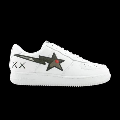 Kaws x Bapesta FS-001 Low 'Grey Camo'