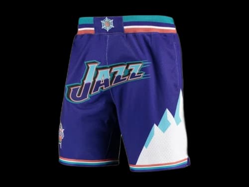 Mitchell & Ness x NBA Utah Jazz Hardwood Classics 1993 All-Star Weekend Just Don Shorts Purple
